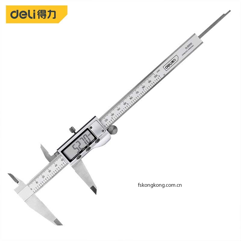 DELI/得力 DL91300 数显卡尺300mm锌合金(银)(把)