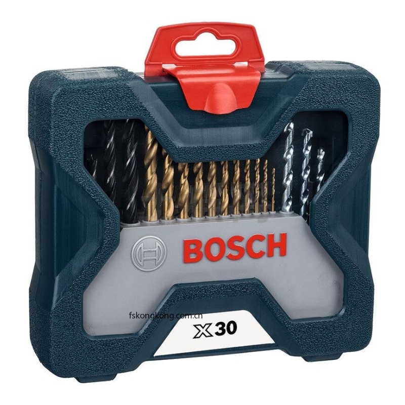 BOSCH/博世 2607017401 30支钻头套装（含镀钛麻花钻）-蓝色版