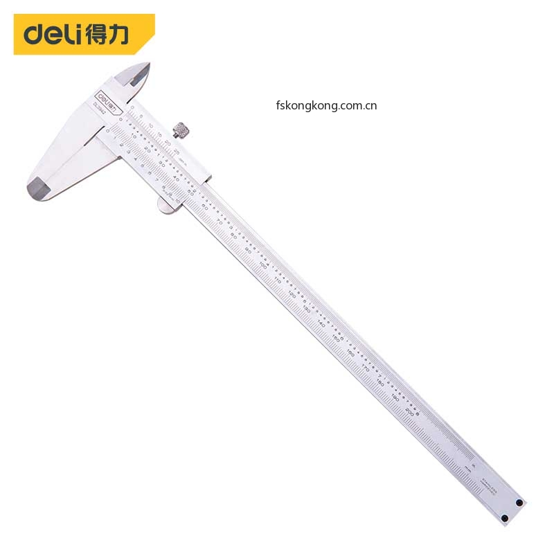 DELI/得力 DL3942 游标卡尺200mm专业(银)(把)
