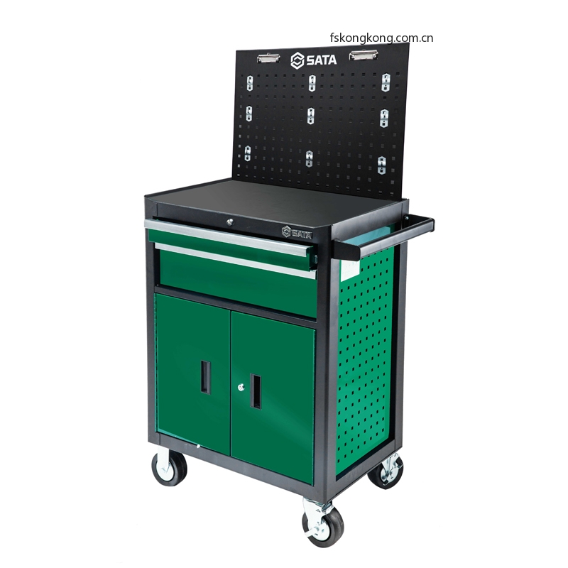 SATA/世达  95124 (汽保)汽修2抽屉2门工具车（27寸）