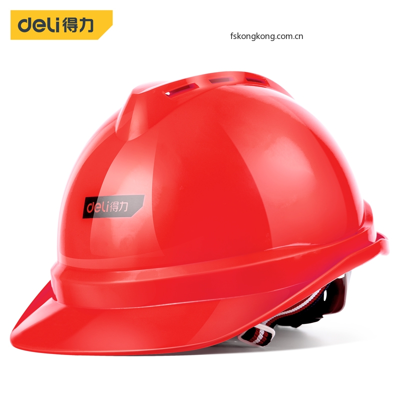 DELI/得力 DL525003 安全帽51-62cm(红)(顶)