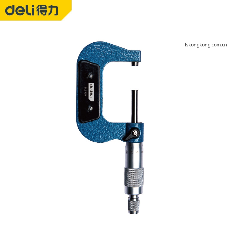 DELI/得力 DL9350 外径千分尺25-50mm(银)(把)