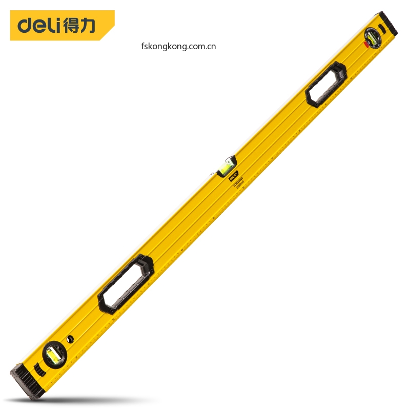 DELI/得力 DL9831200B 强磁可调式水平尺改1200MM(黄)(把)